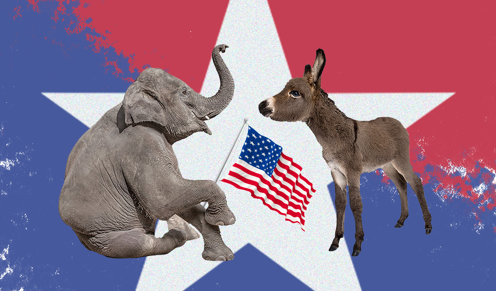Тест: вы осел или слон? Узнайте, за кого вам голосовать на выборах в США