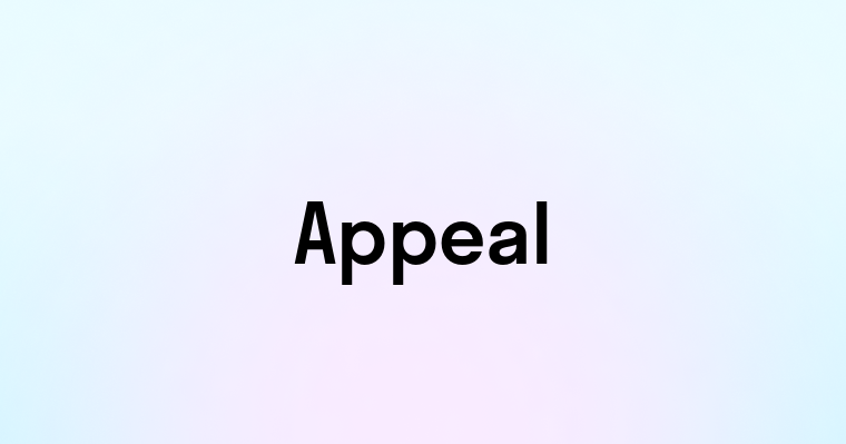 Appeal