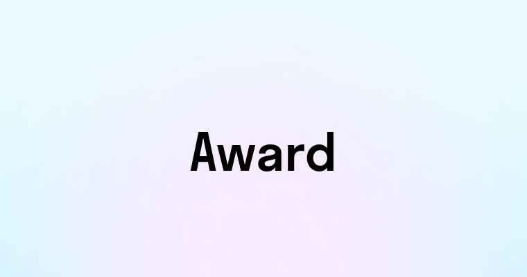 Award