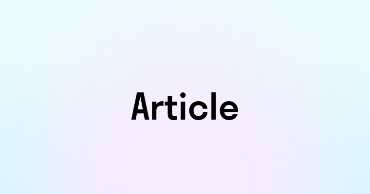 Article