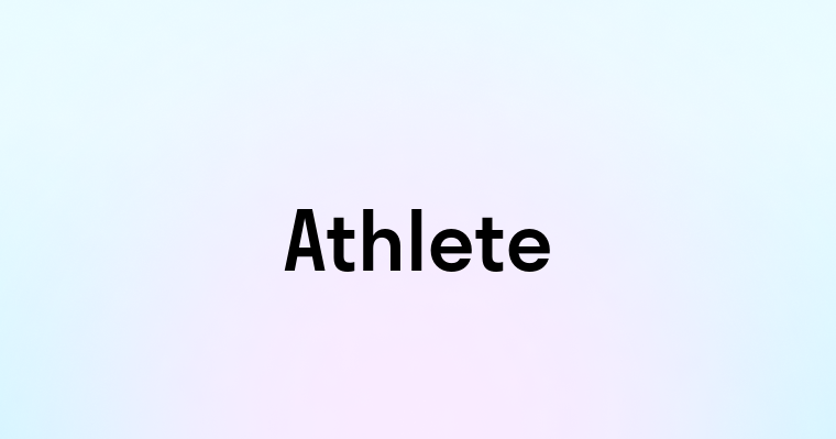 Athlete