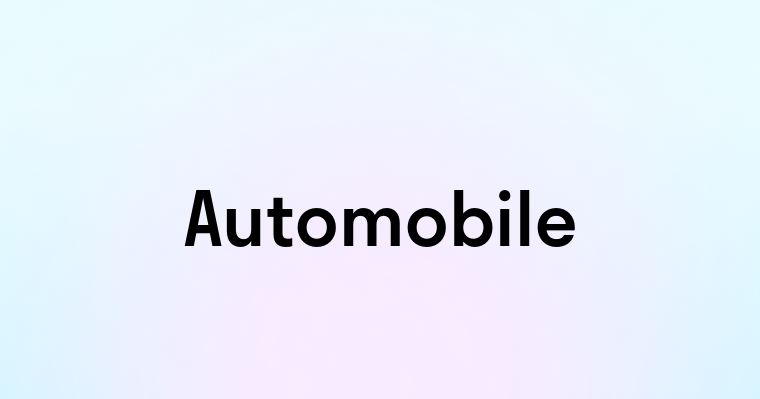 Automobile