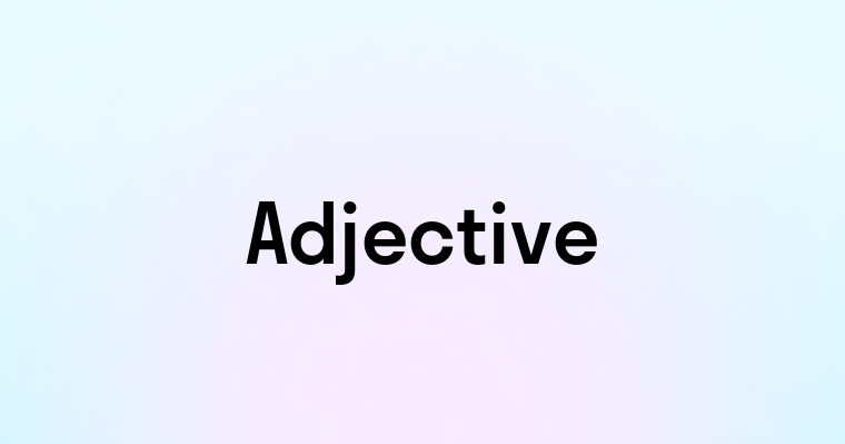 Adjective