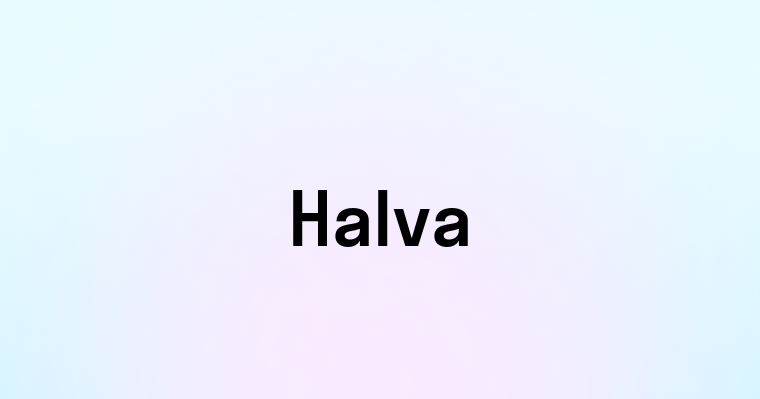Halva