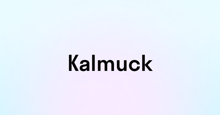 Kalmuck