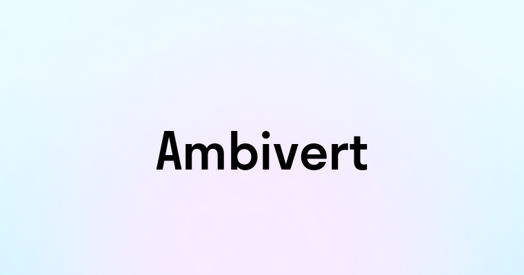 Ambivert