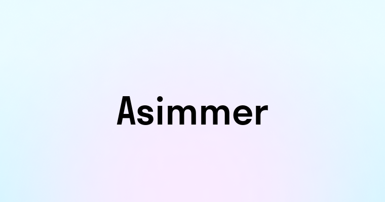 Asimmer