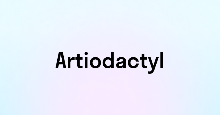 Artiodactyl