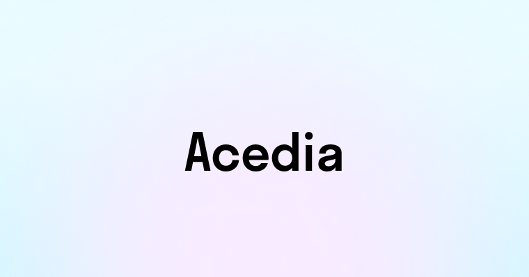 Acedia