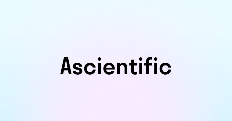 Ascientific