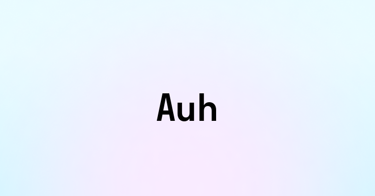 Auh