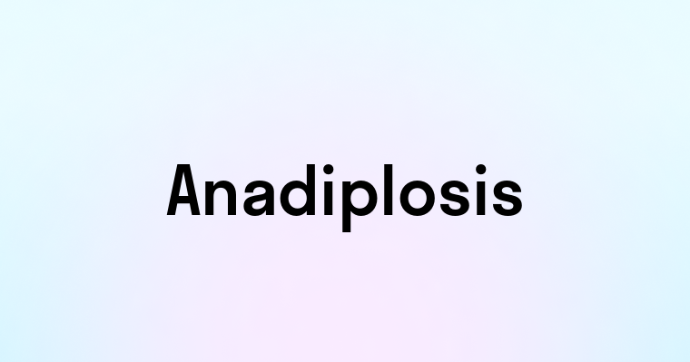 Anadiplosis