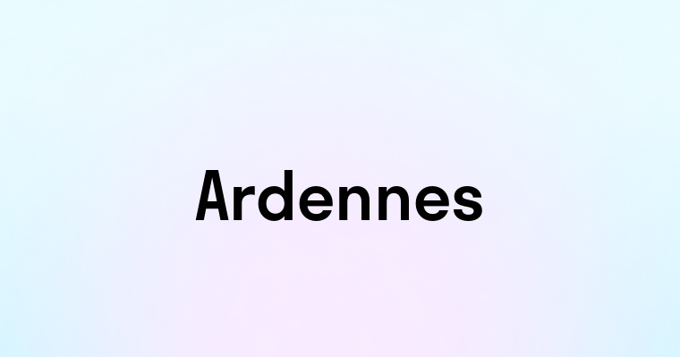 Ardennes