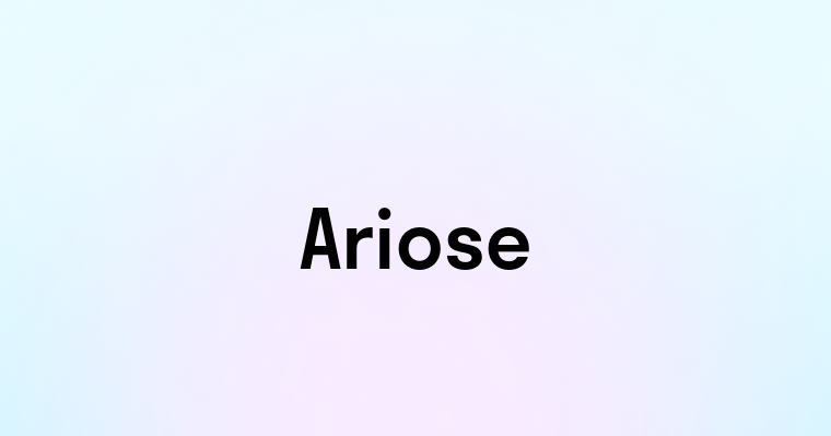 Ariose