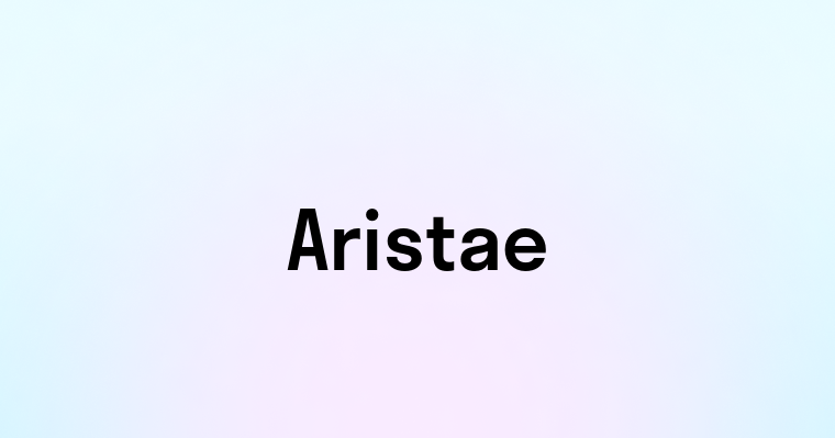 Aristae