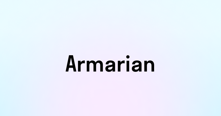 Armarian