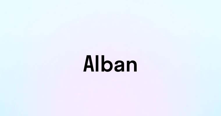 Alban