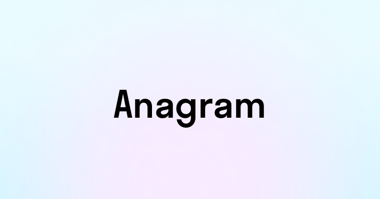 Anagram