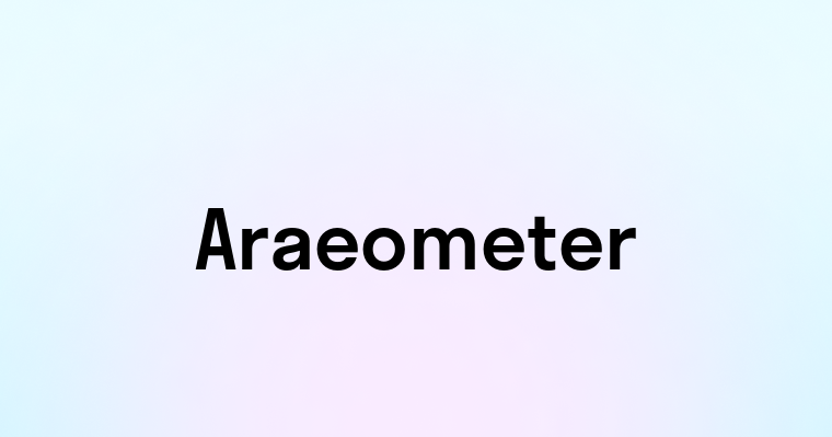 Araeometer