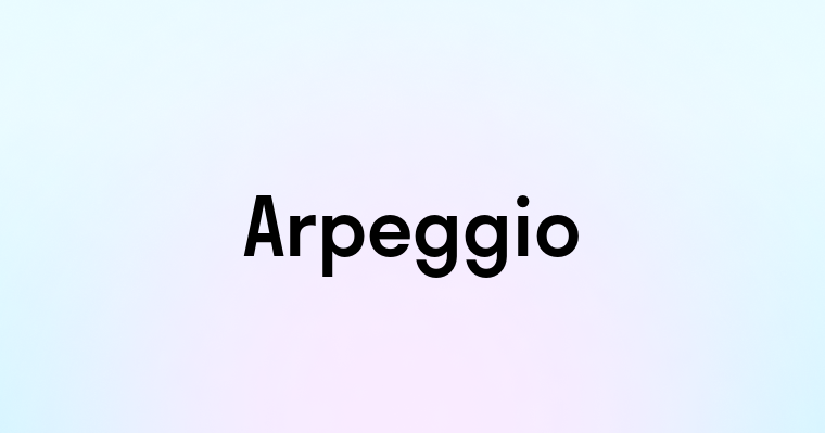 Arpeggio