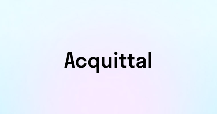 Acquittal