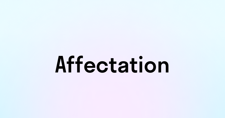 Affectation