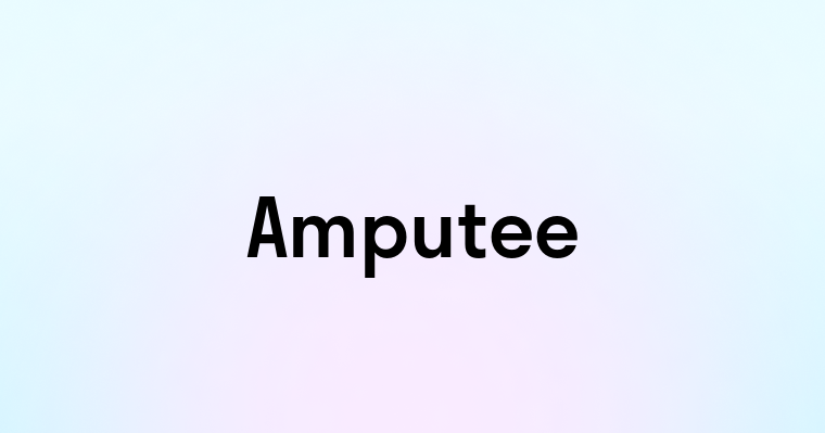 Amputee