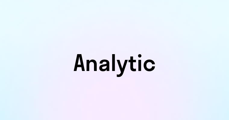 Analytic