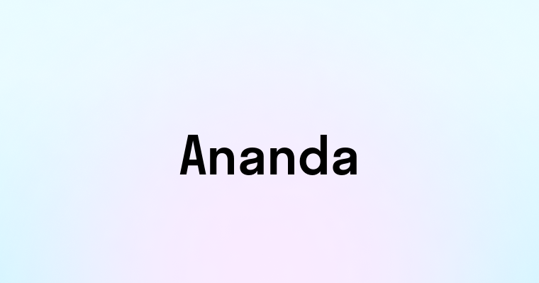 Ananda