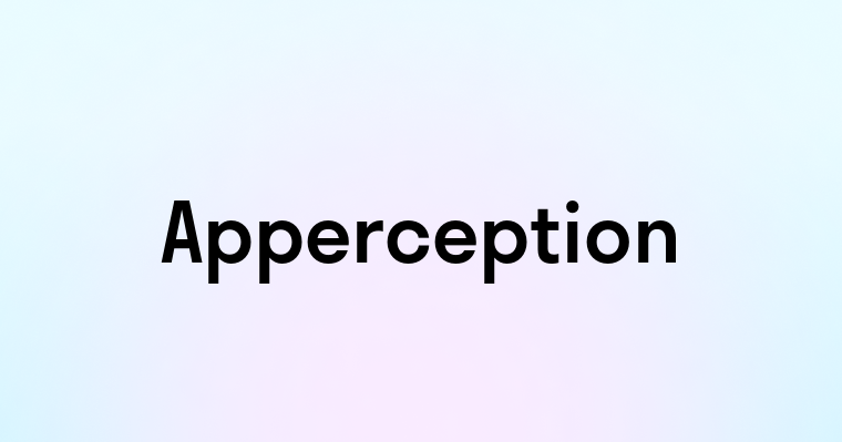 Apperception