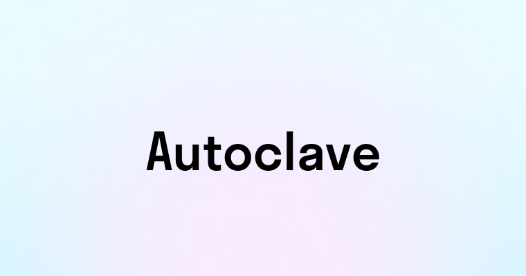 Autoclave