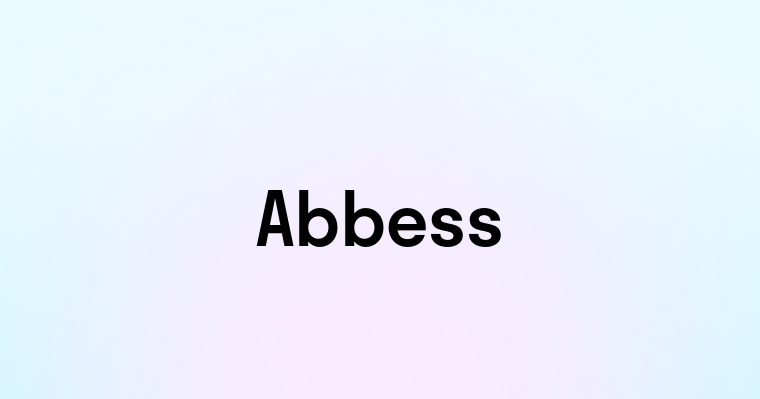 Abbess