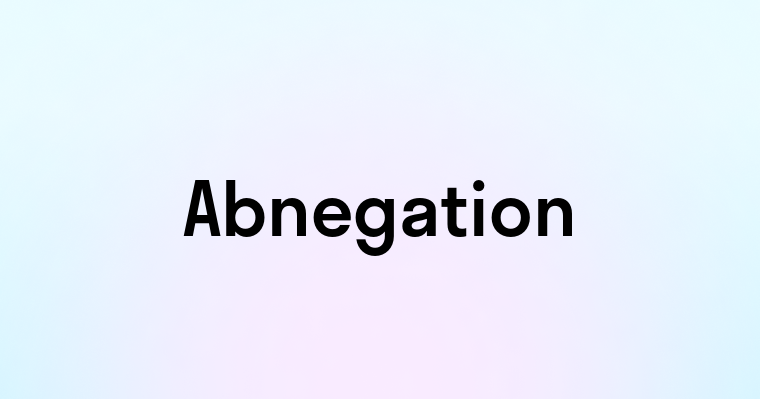 Abnegation