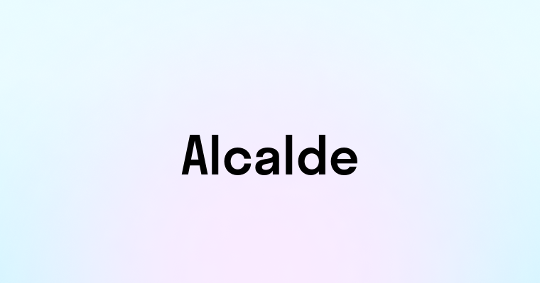 Alcalde