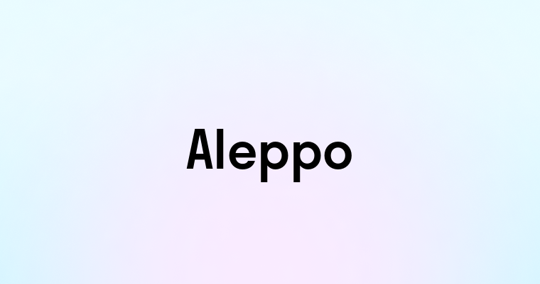 Aleppo