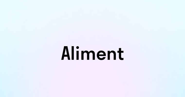 Aliment