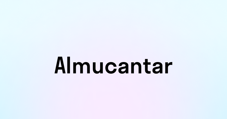 Almucantar