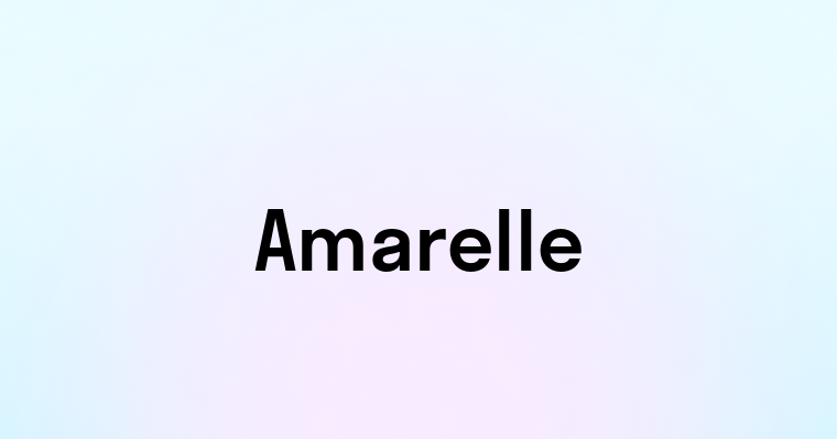 Amarelle