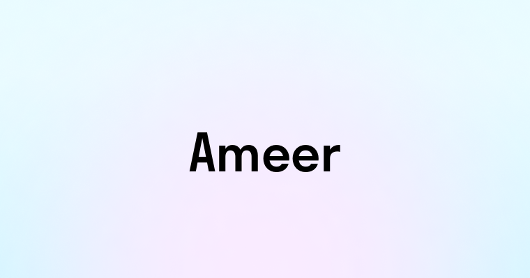 Ameer