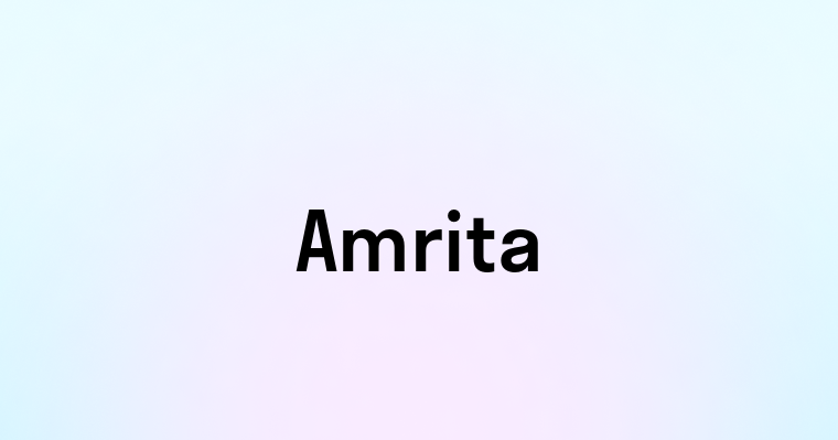 Amrita