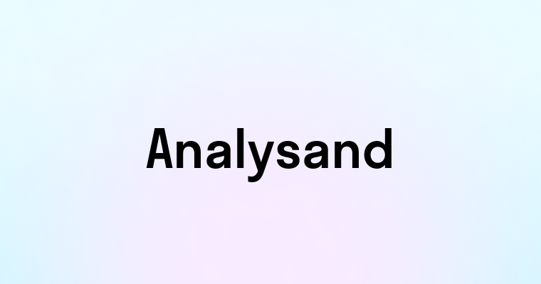 Analysand