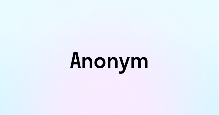 Anonym