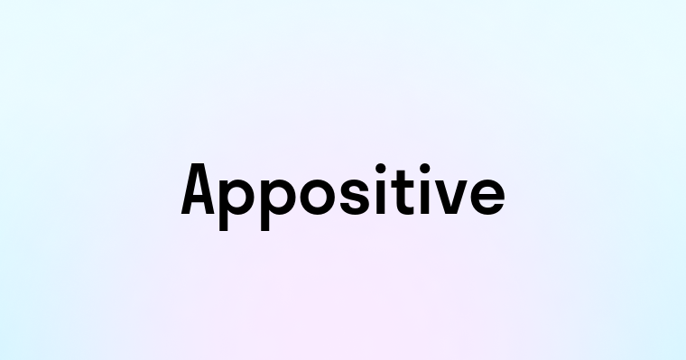 Appositive