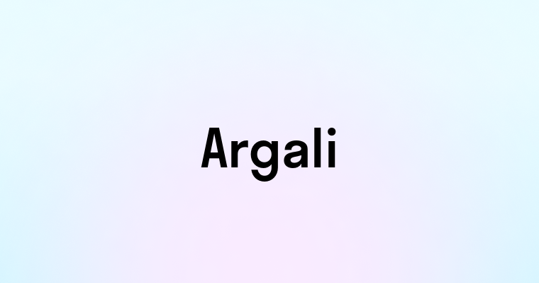 Argali