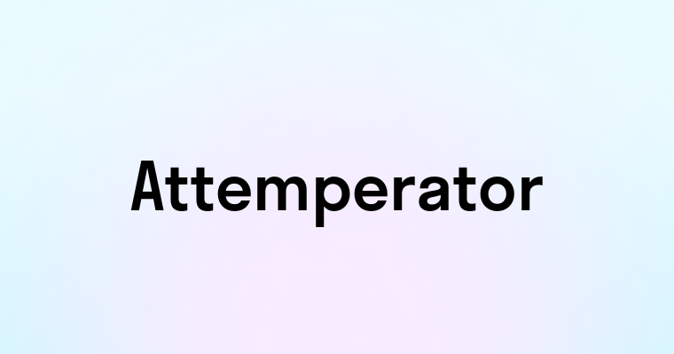 Attemperator