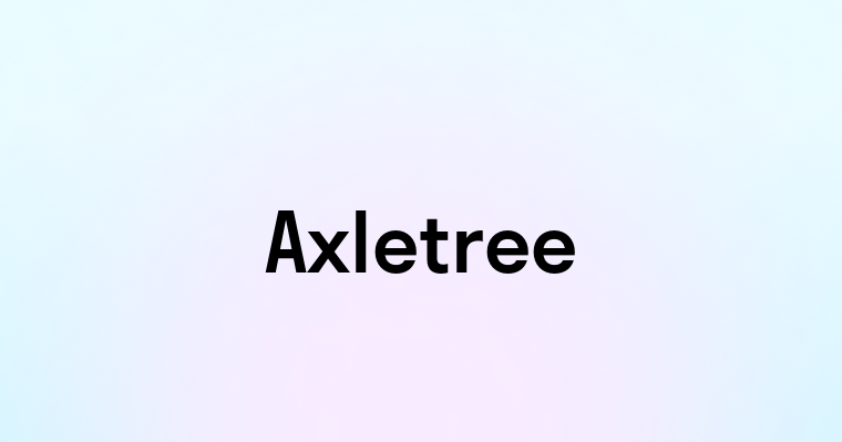 Axletree