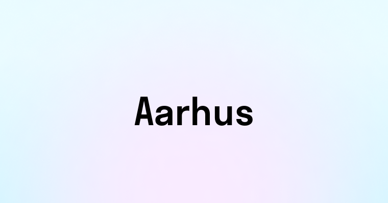 Aarhus