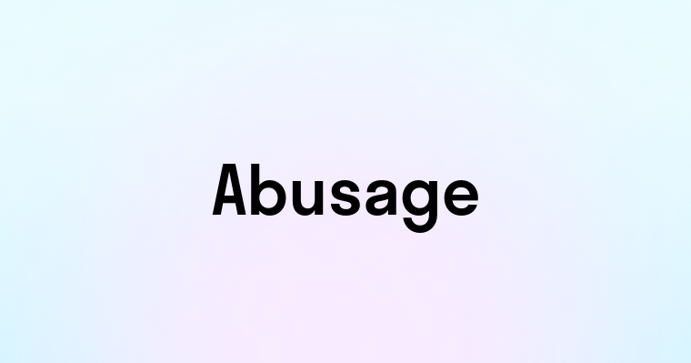 Abusage