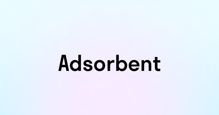 Adsorbent