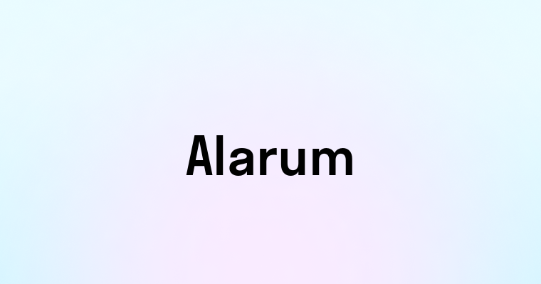 Alarum